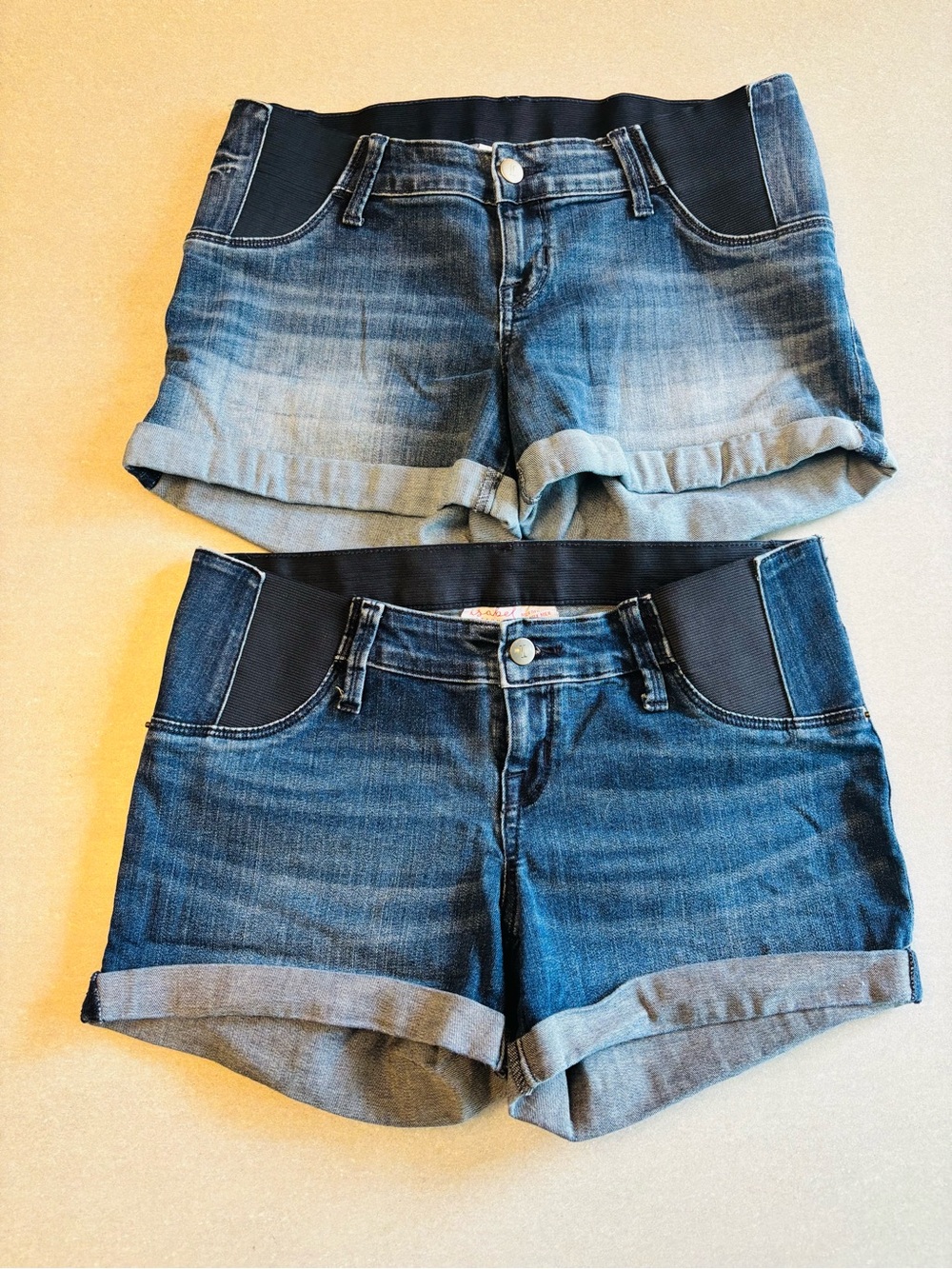 Isabel Maternity Jean Short Bundle